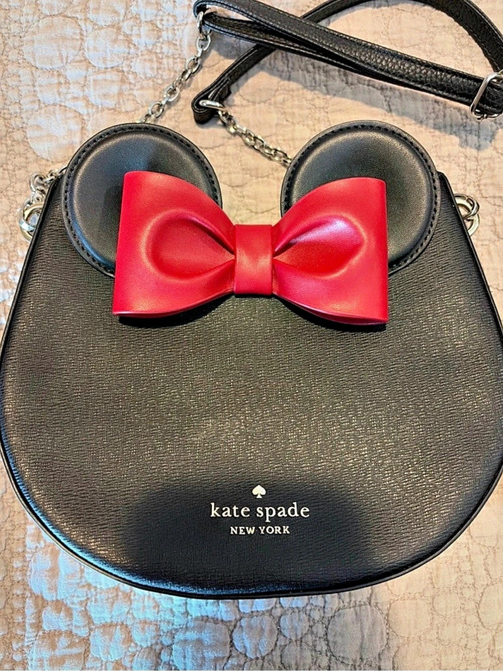 Kate Spade Disney x Kate Spade New York Minnie Mouse 3D Crossbody Bag Black &Red